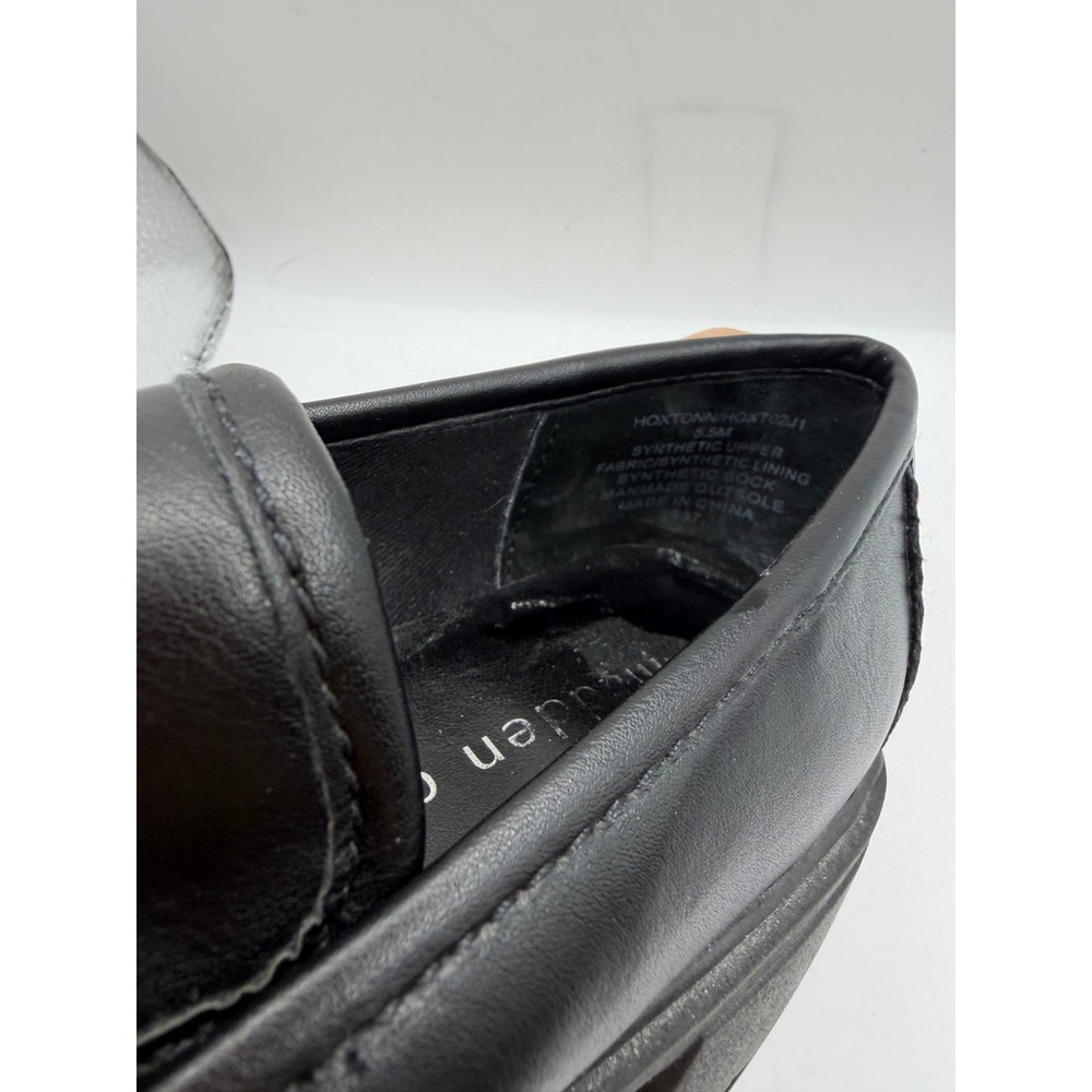Madden Girl Hoxtonn Black Platform Lug Sole Chain Loafers Womens 8.5M HOXT02J1 - Picture 7 of 8